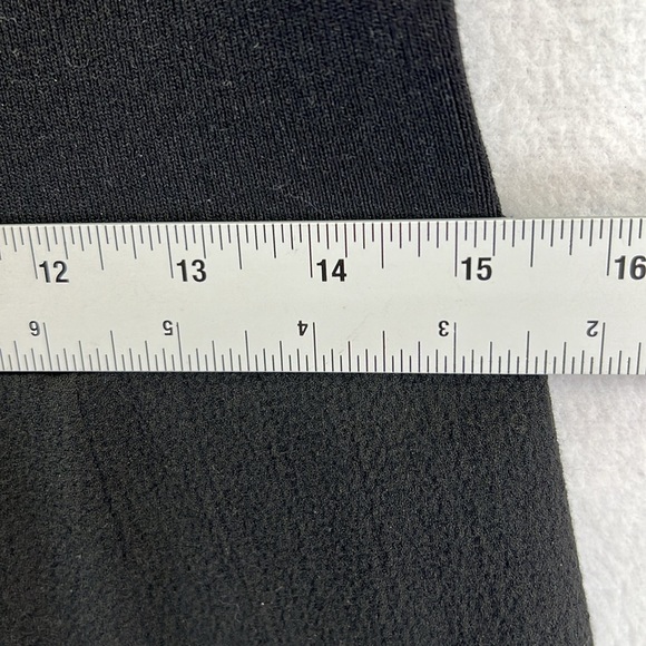 Vince Beautiful Midi Dress Size L Black Fit/Flare Long Sleeve V-Neck Like New - Picture 11 of 12